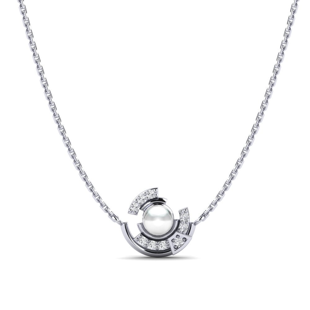 14k White Gold Diamond Women's Necklace Activation