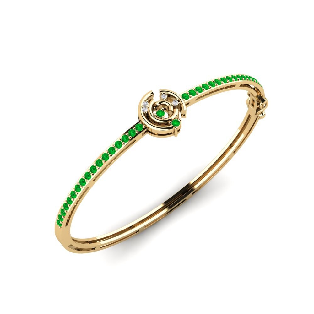Emerald Women's Bangle Automaton
