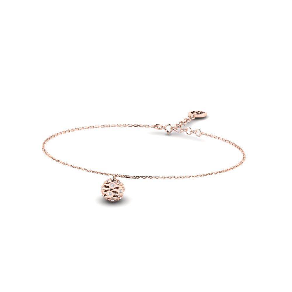 18ct Rose Gold Women's Bracelet Aylwarde