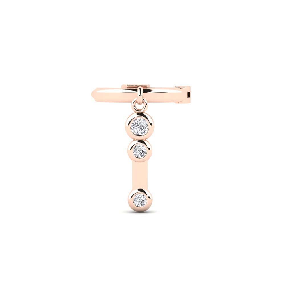 18ct Rose Gold Women's Earring Ballu