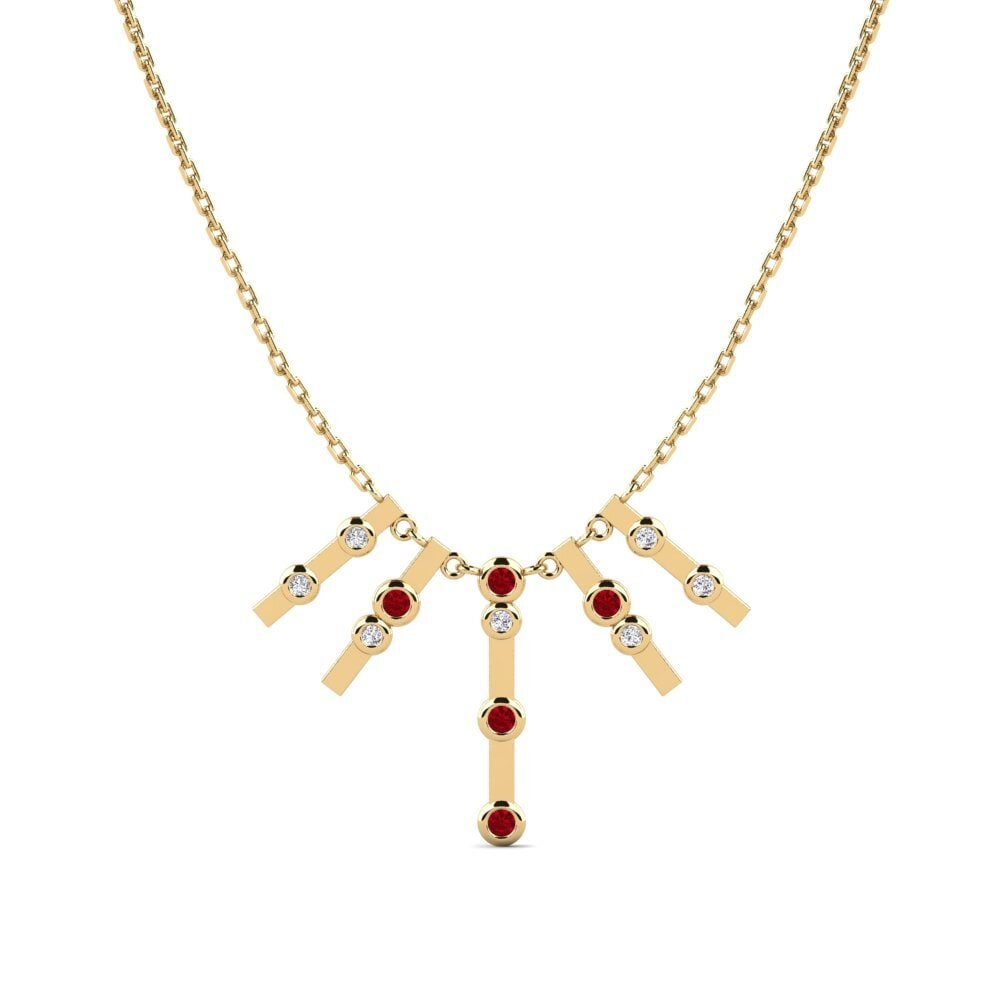 Circonita Roja Collar de Mujer Bloz