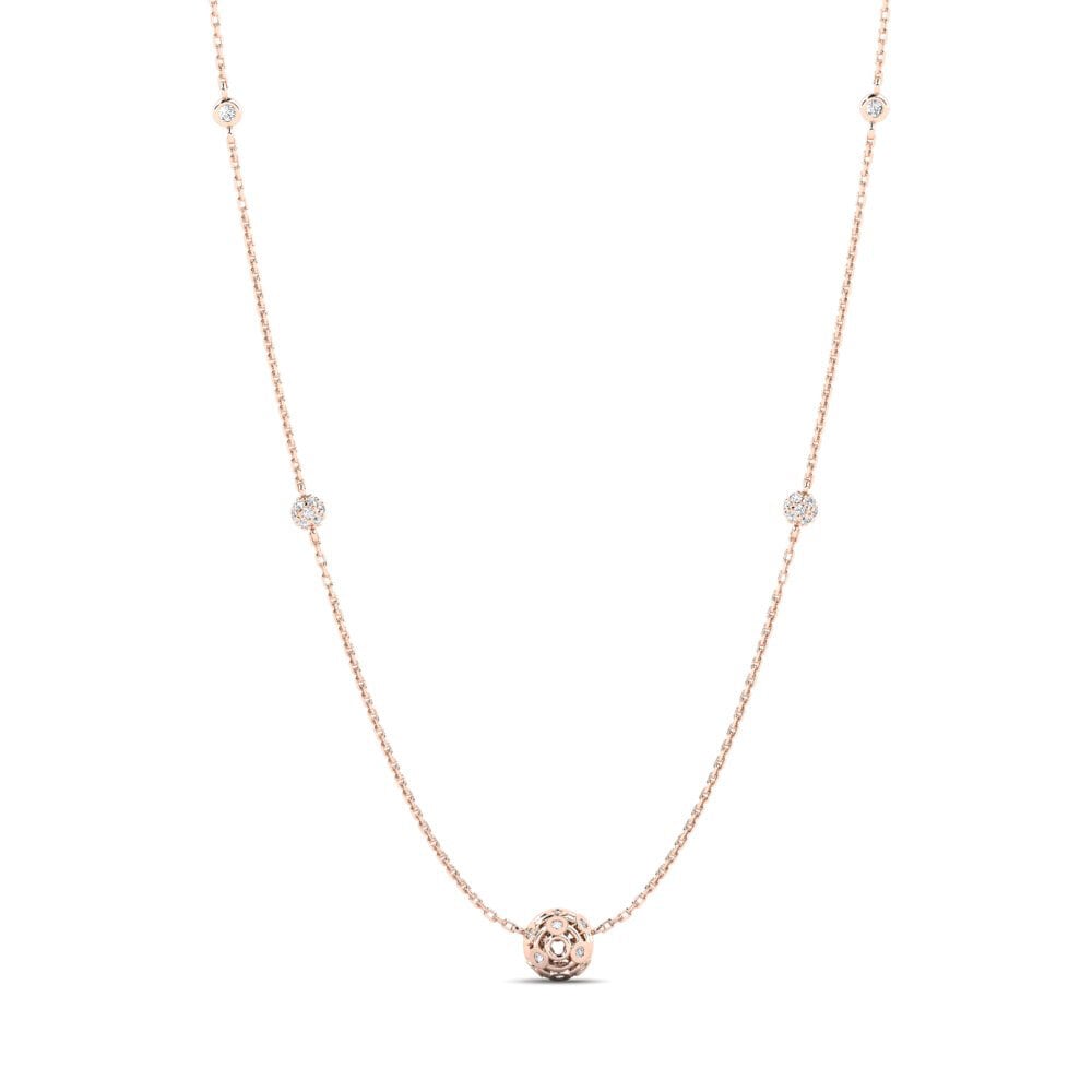 18ct Rose Gold Women's Necklace Carnegie