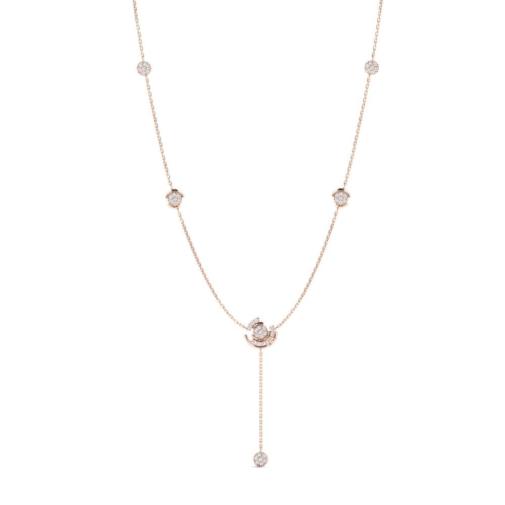 18ct Rose Gold Women's Necklace Causal