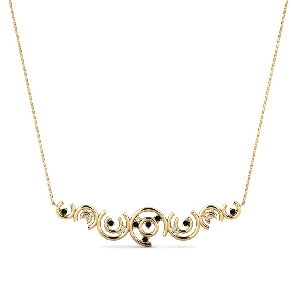 Black Sapphire Women's Necklace Contingency