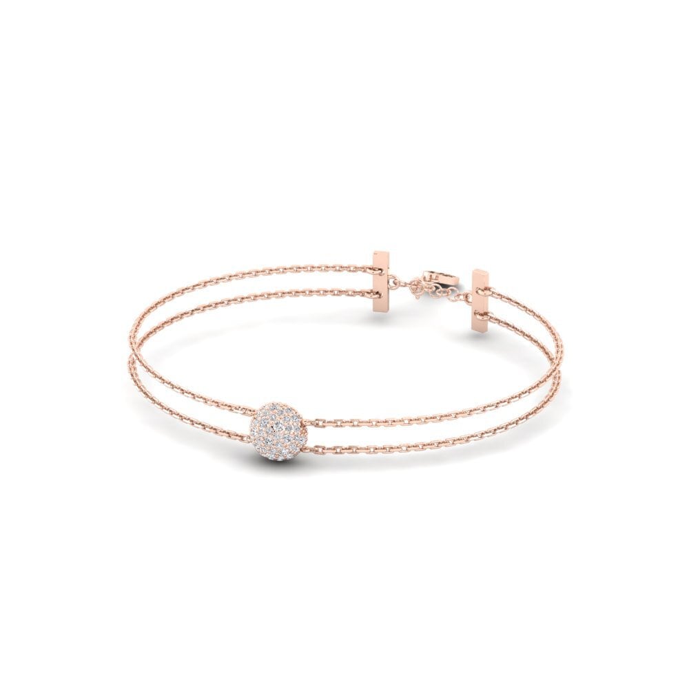14ct Rose Gold Women's Bracelet Creekside
