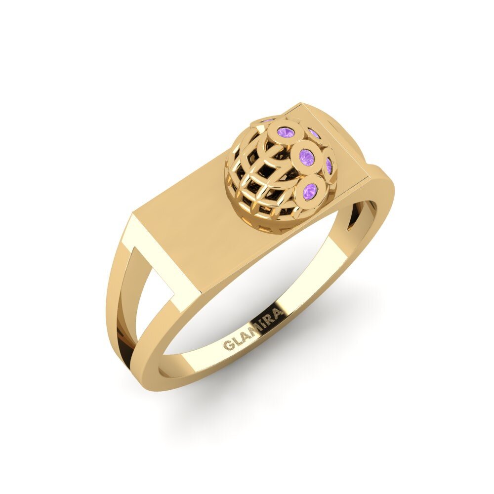 Amatista Anillo Cresc