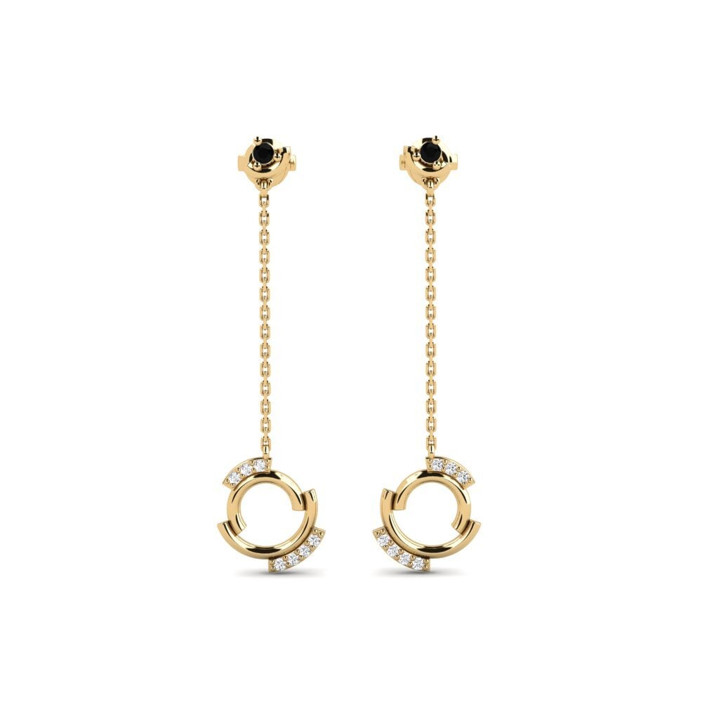 Black Sapphire Women's Earring Directrix