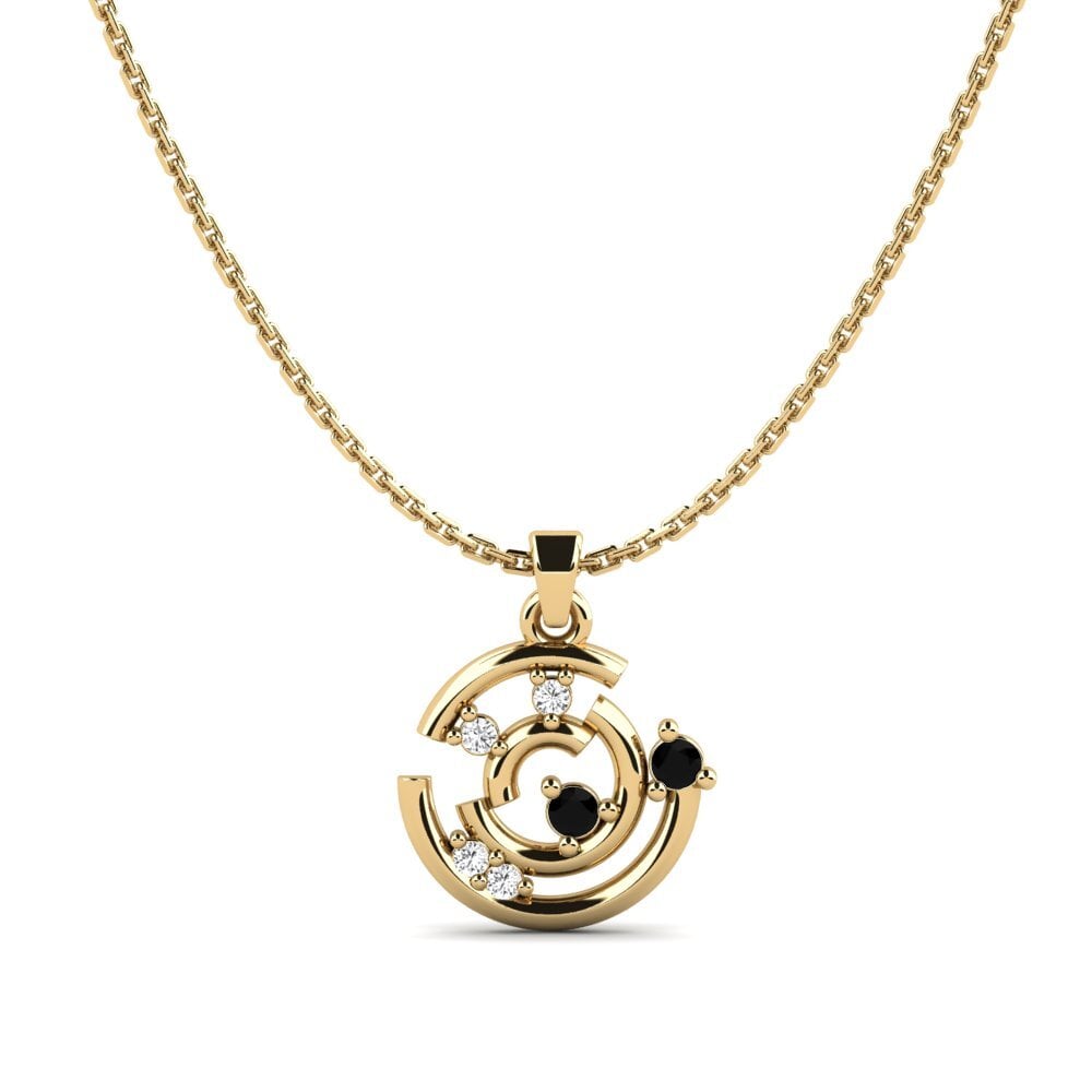 Black Sapphire Women's Pendant Dystopia