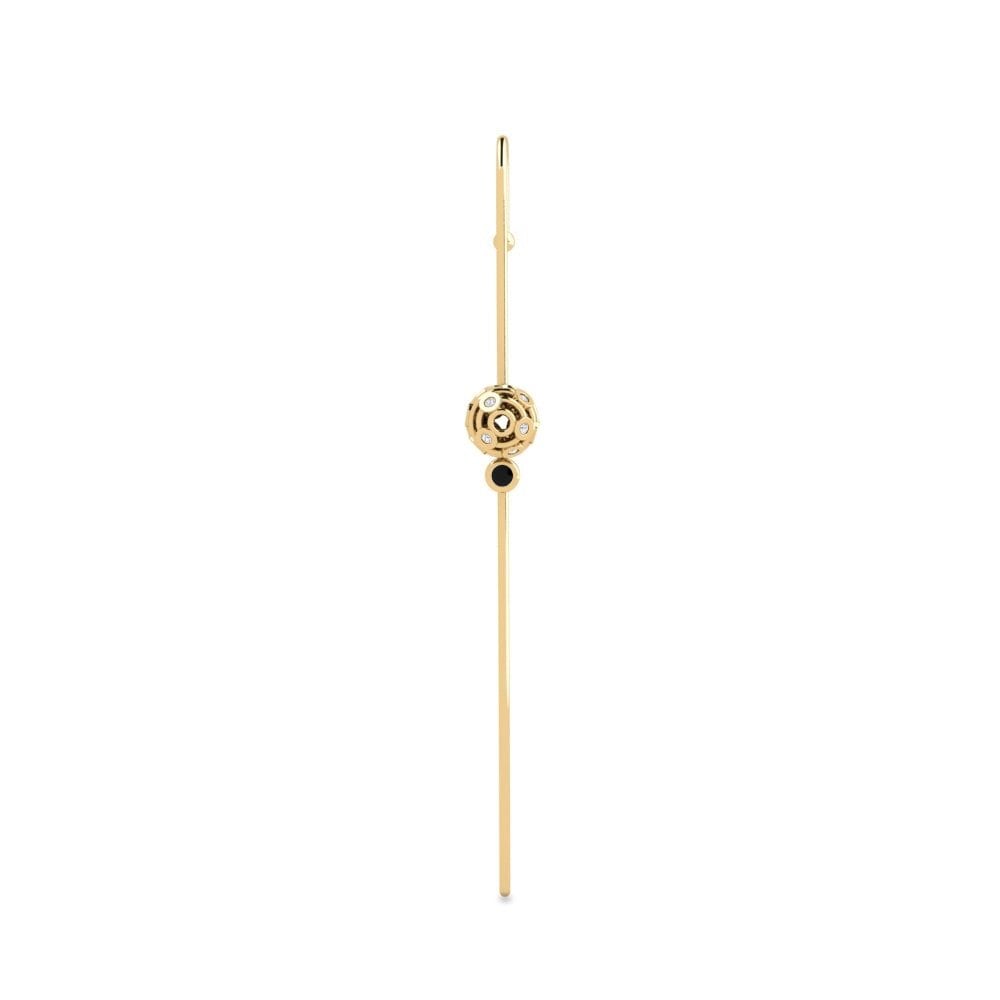 Black Sapphire Ear Piercing Elystan