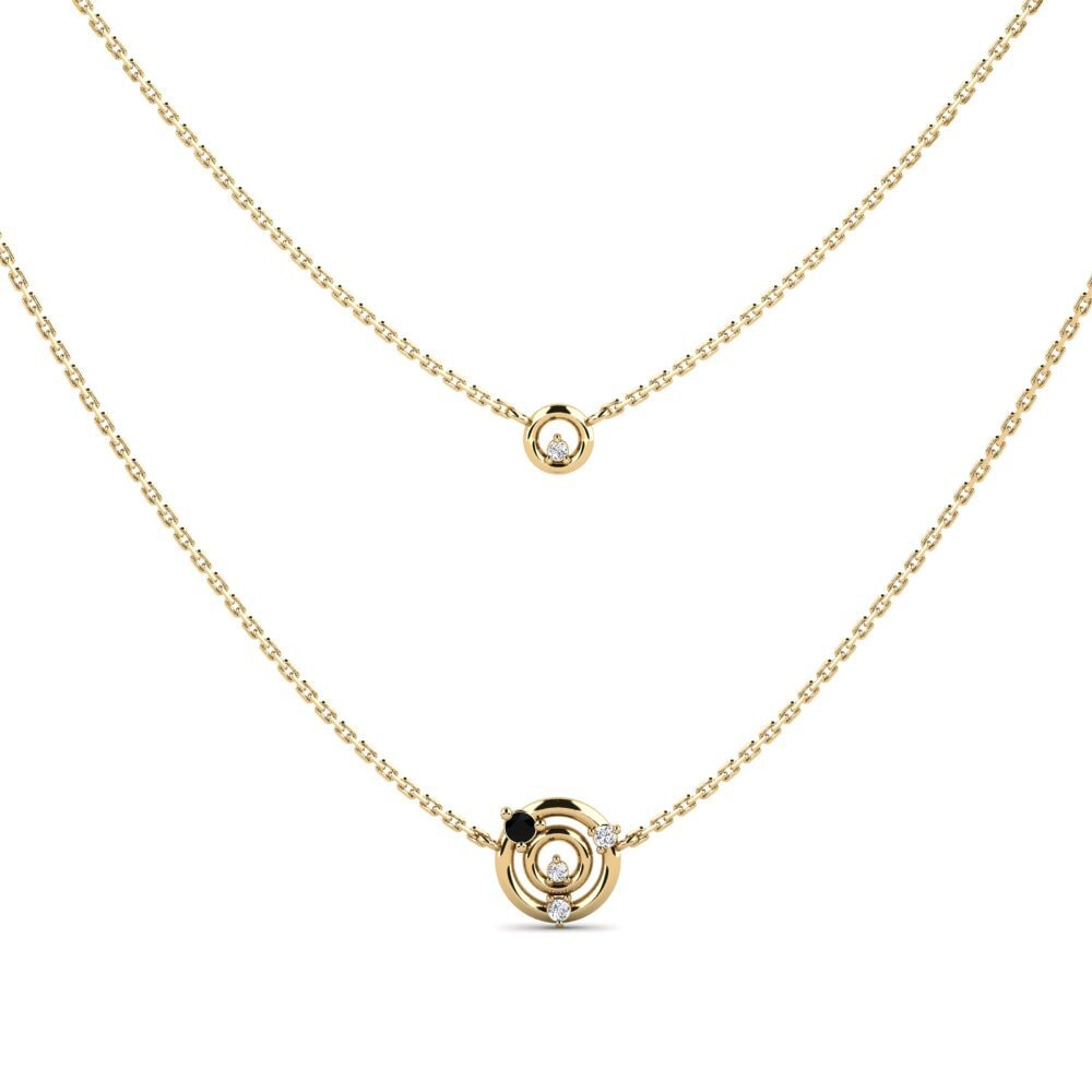 Black Sapphire Women's Necklace Feldbach