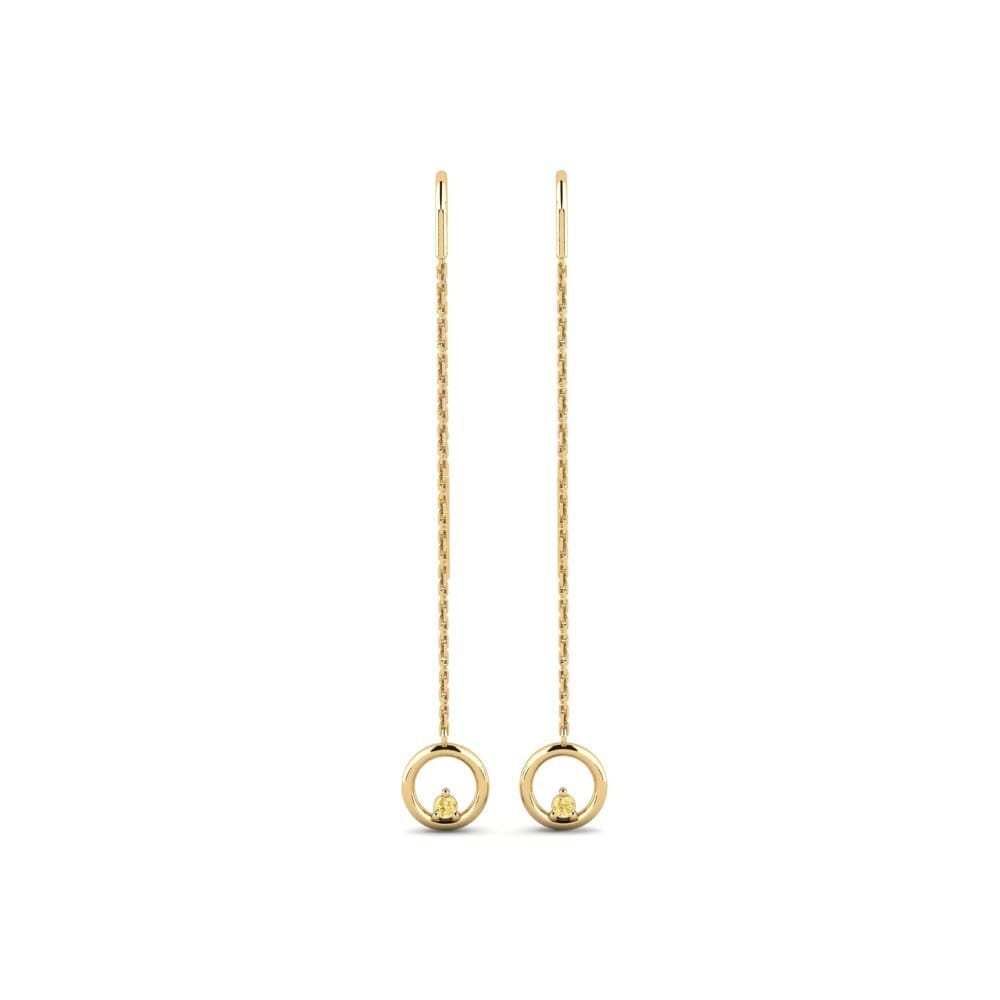 Yellow Diamond Women's Earring Gistwad