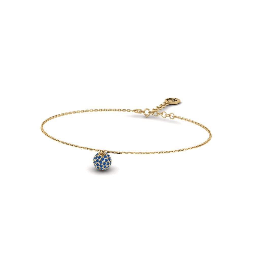 Dark Blue Zirconia Women's Bracelet Gla