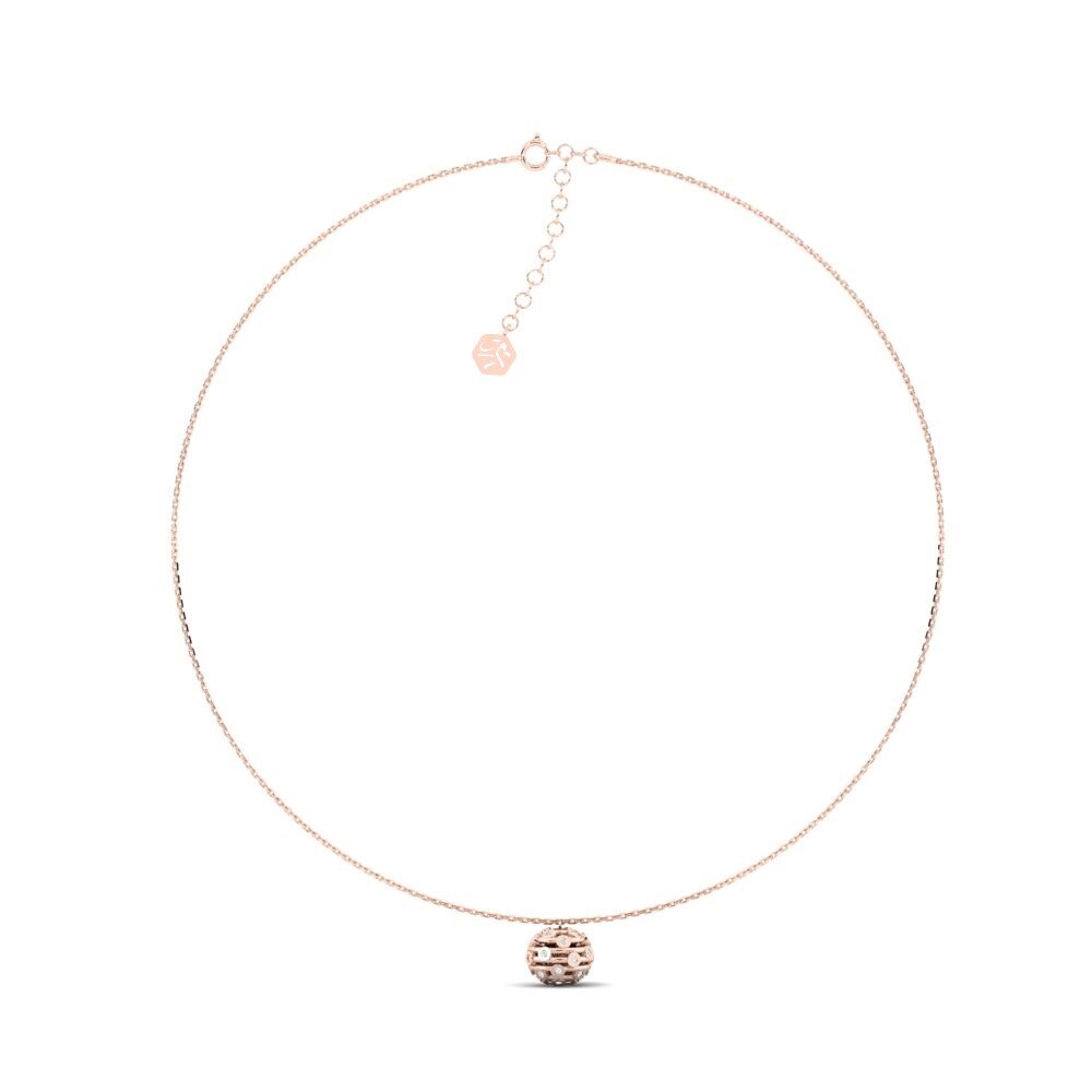 14ct Rose Gold Women's Necklace Gonson