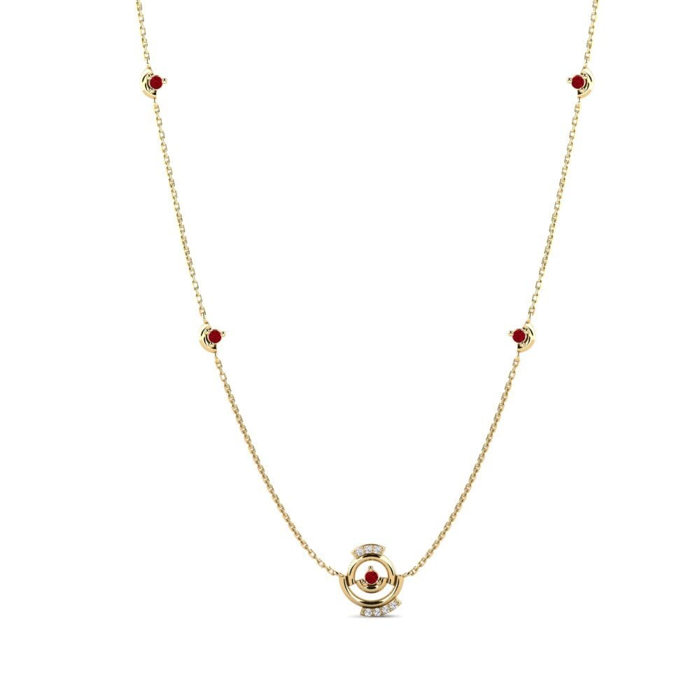 Circonita Roja Collar de Mujer Gravys
