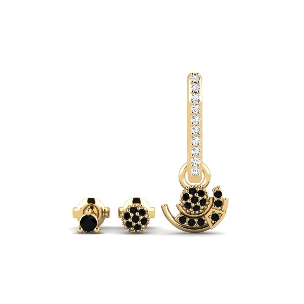 Black Sapphire Women's Earring Gruyeres - SET