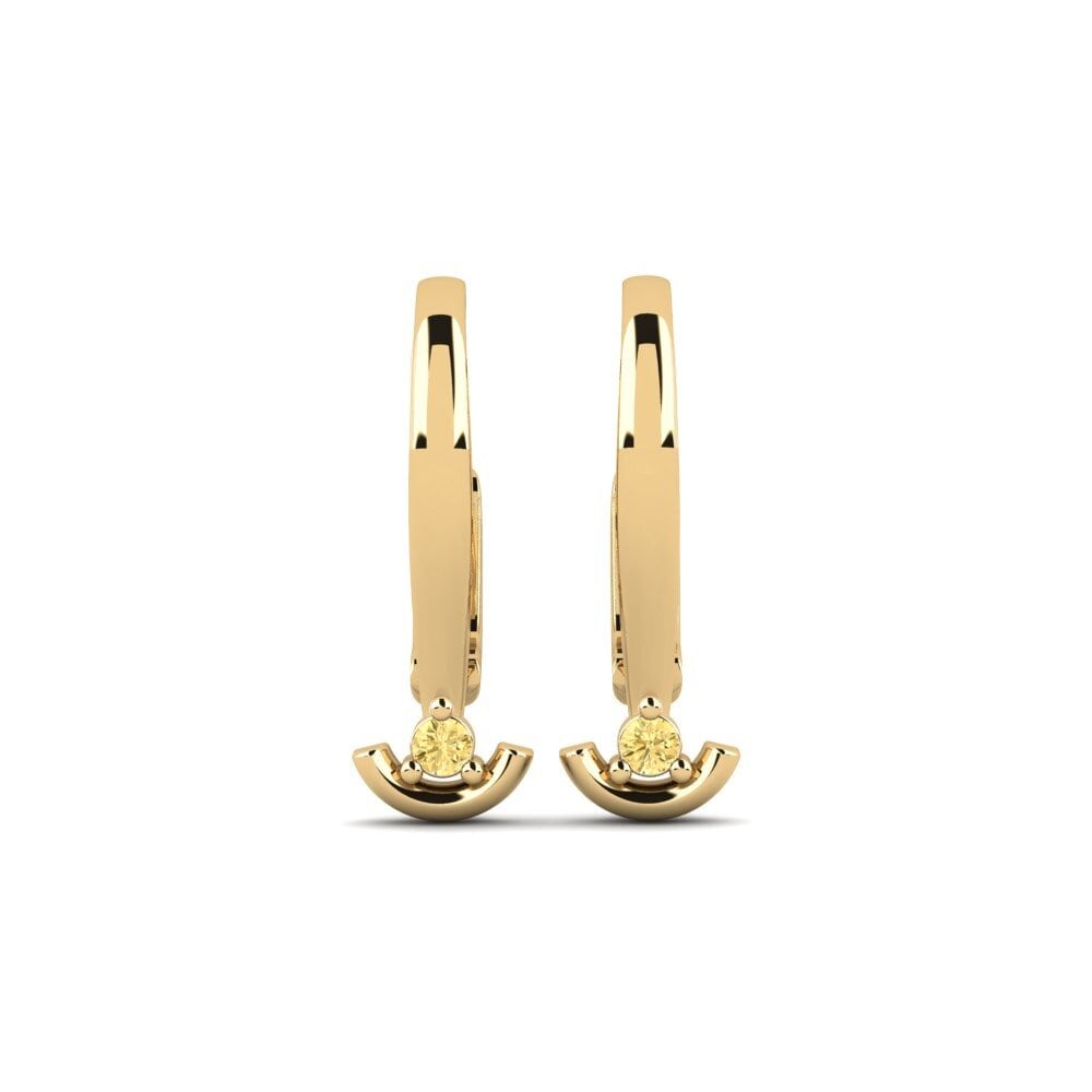 Yellow Diamond Women's Earring Heitast