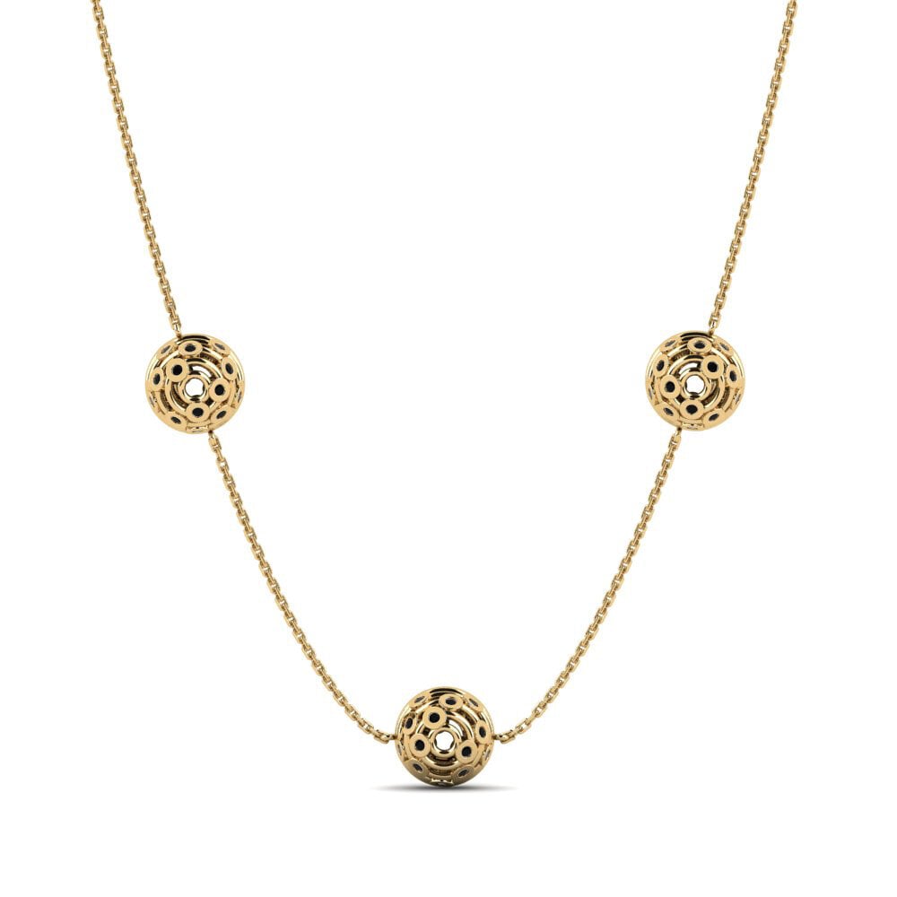 Black Sapphire Women's Necklace Helston