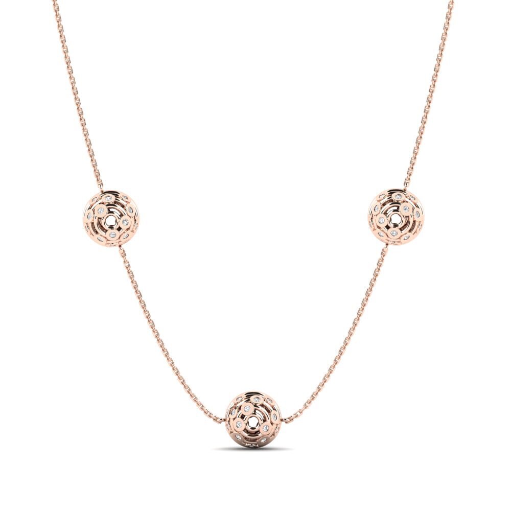 14ct Rose Gold Women's Necklace Helston