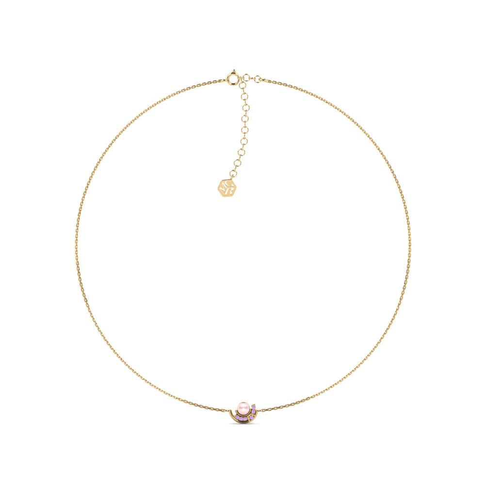 Amethyst Women's Necklace Hergiswil