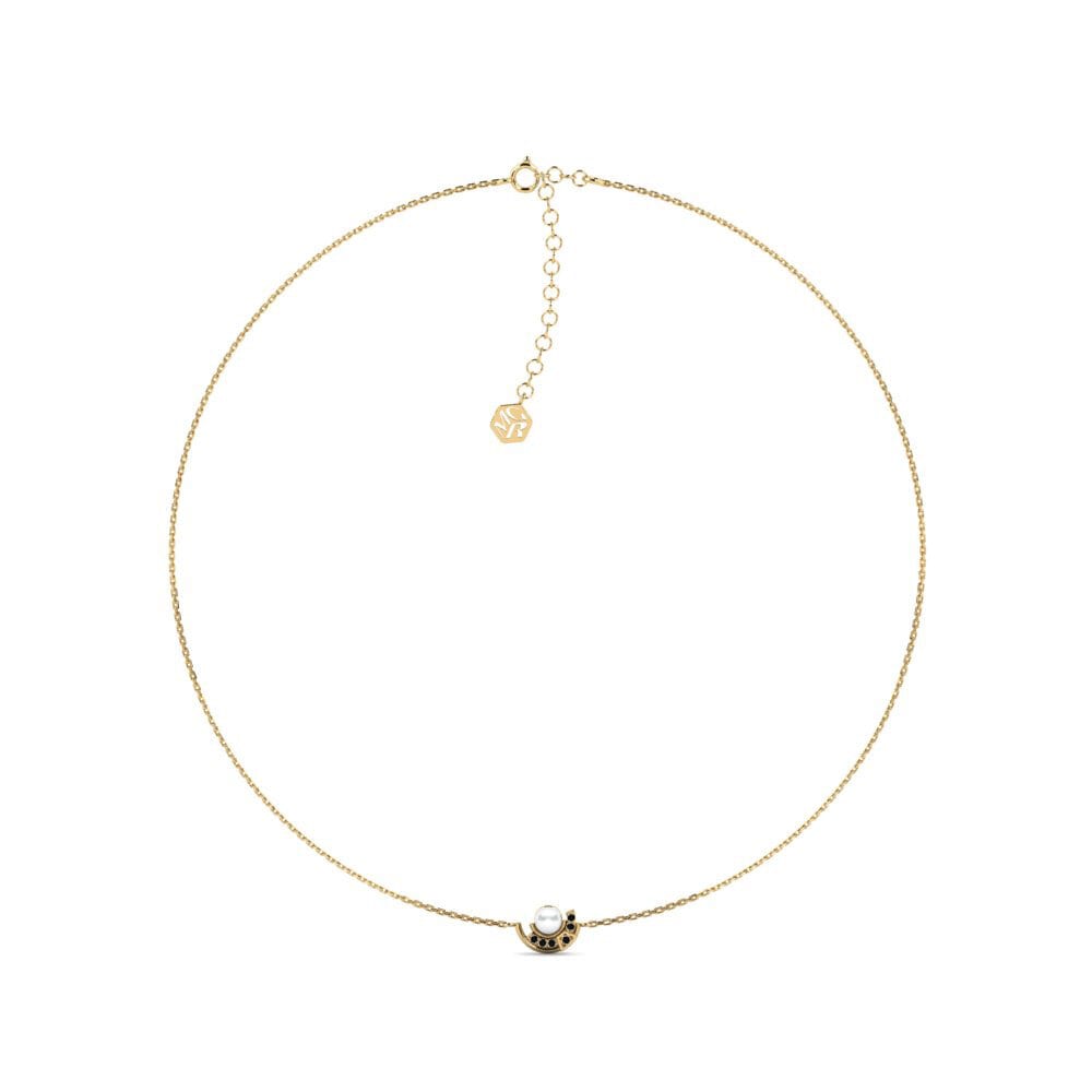 Black Sapphire Women's Necklace Hergiswil