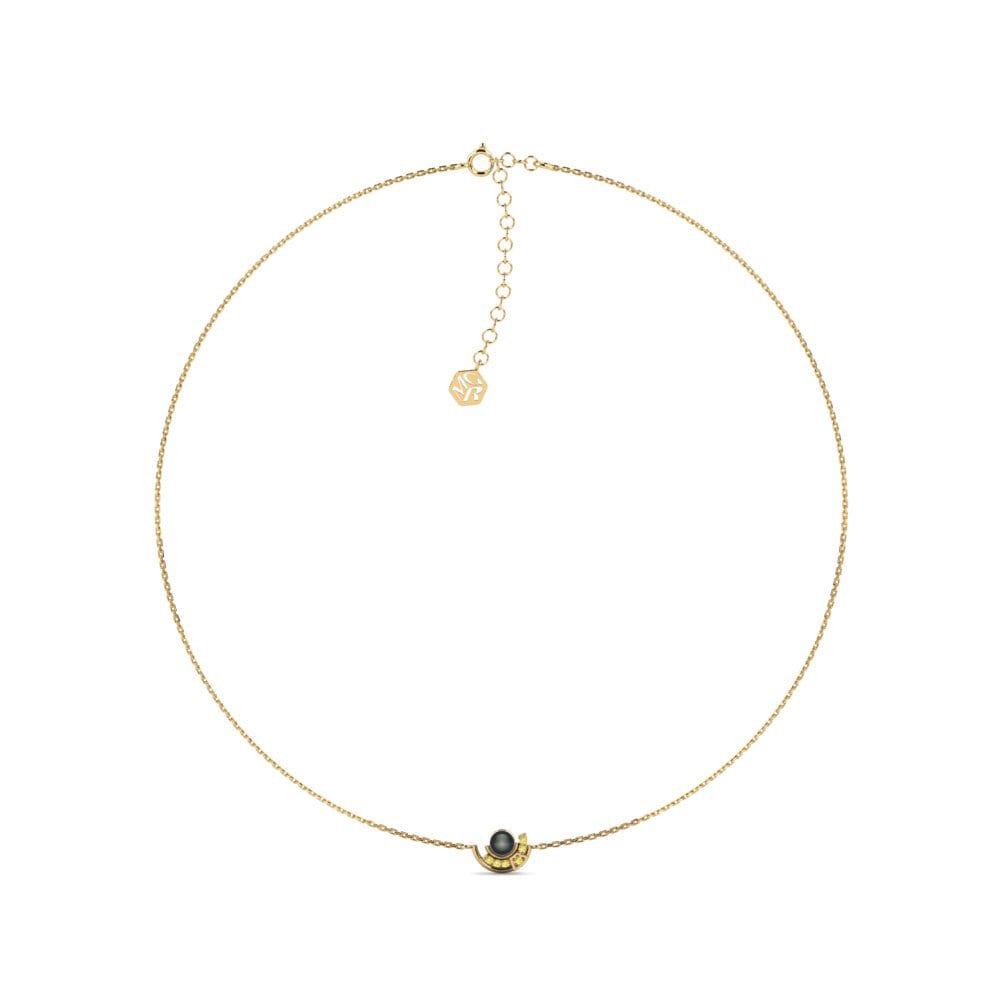 Yellow Sapphire Women's Necklace Hergiswil