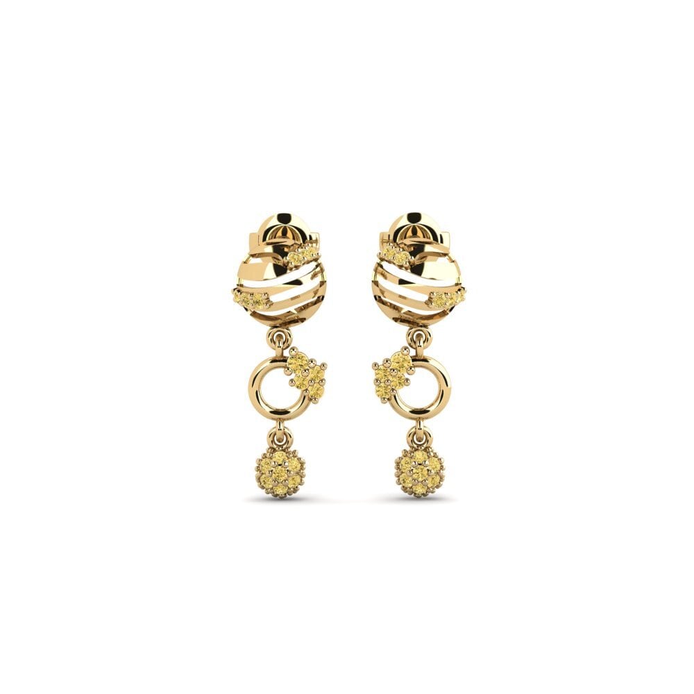 Yellow Diamond Women's Earring Indaba