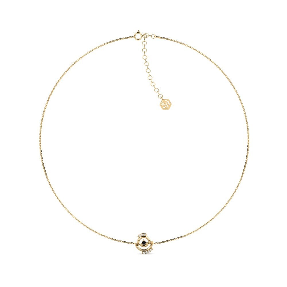 Black Sapphire Women's Necklace Jouxtens