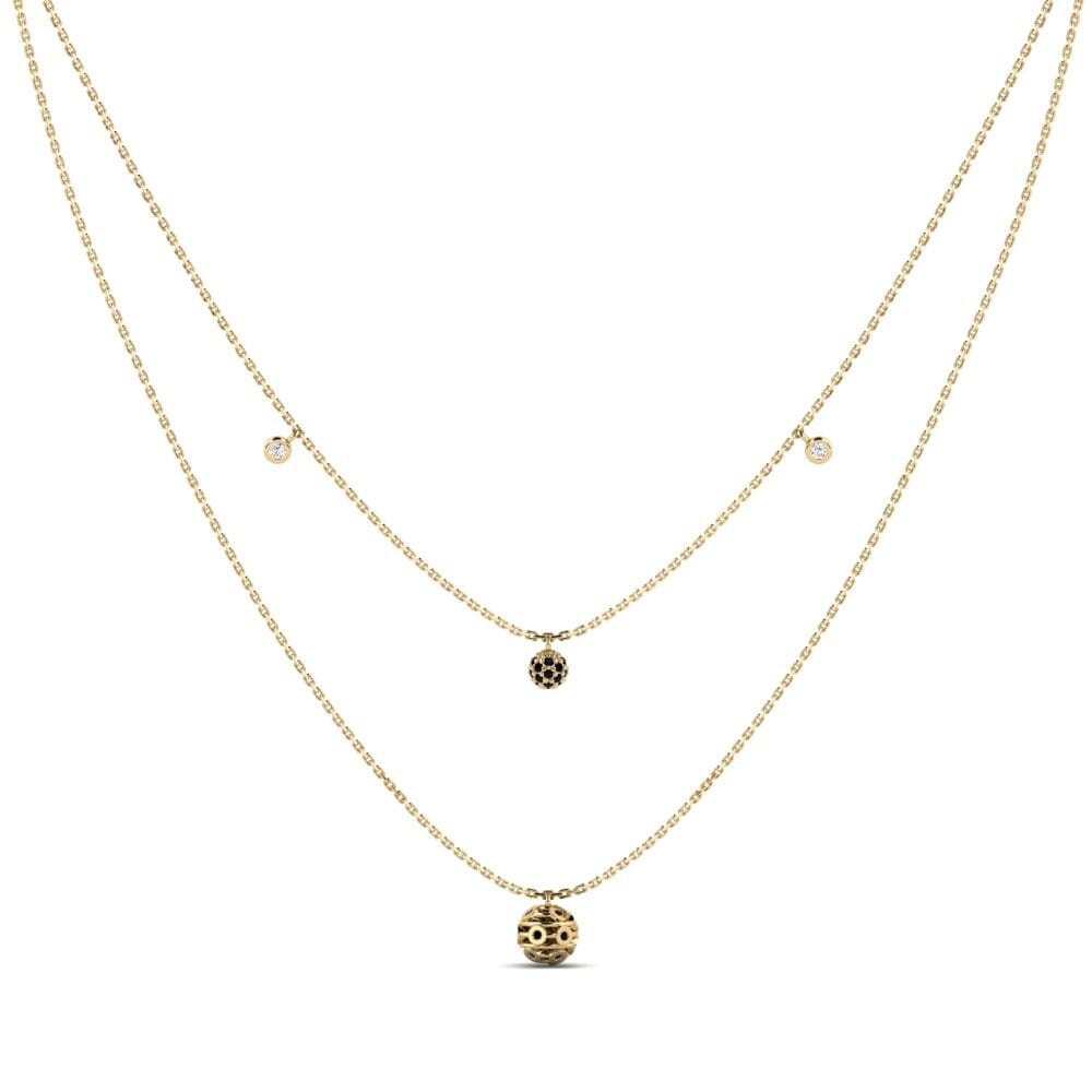 Black Sapphire Women's Necklace Lackington