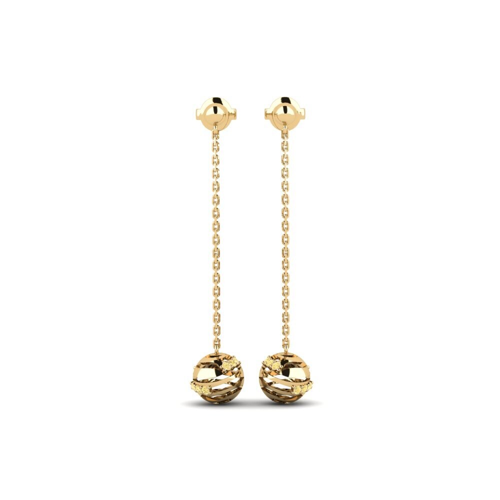 Yellow Diamond Women's Earring Manapiare