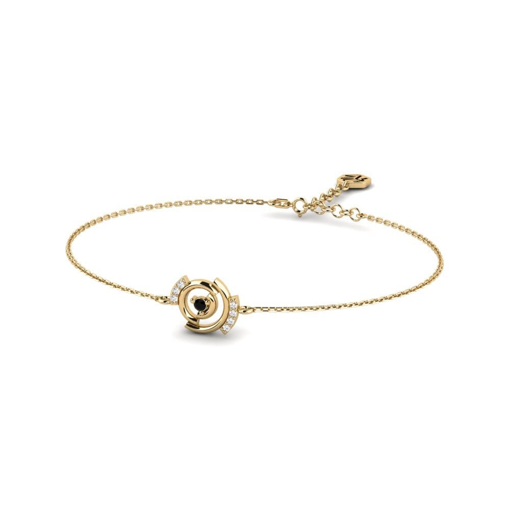 Schwarzer Saphir Damen armband Maxros