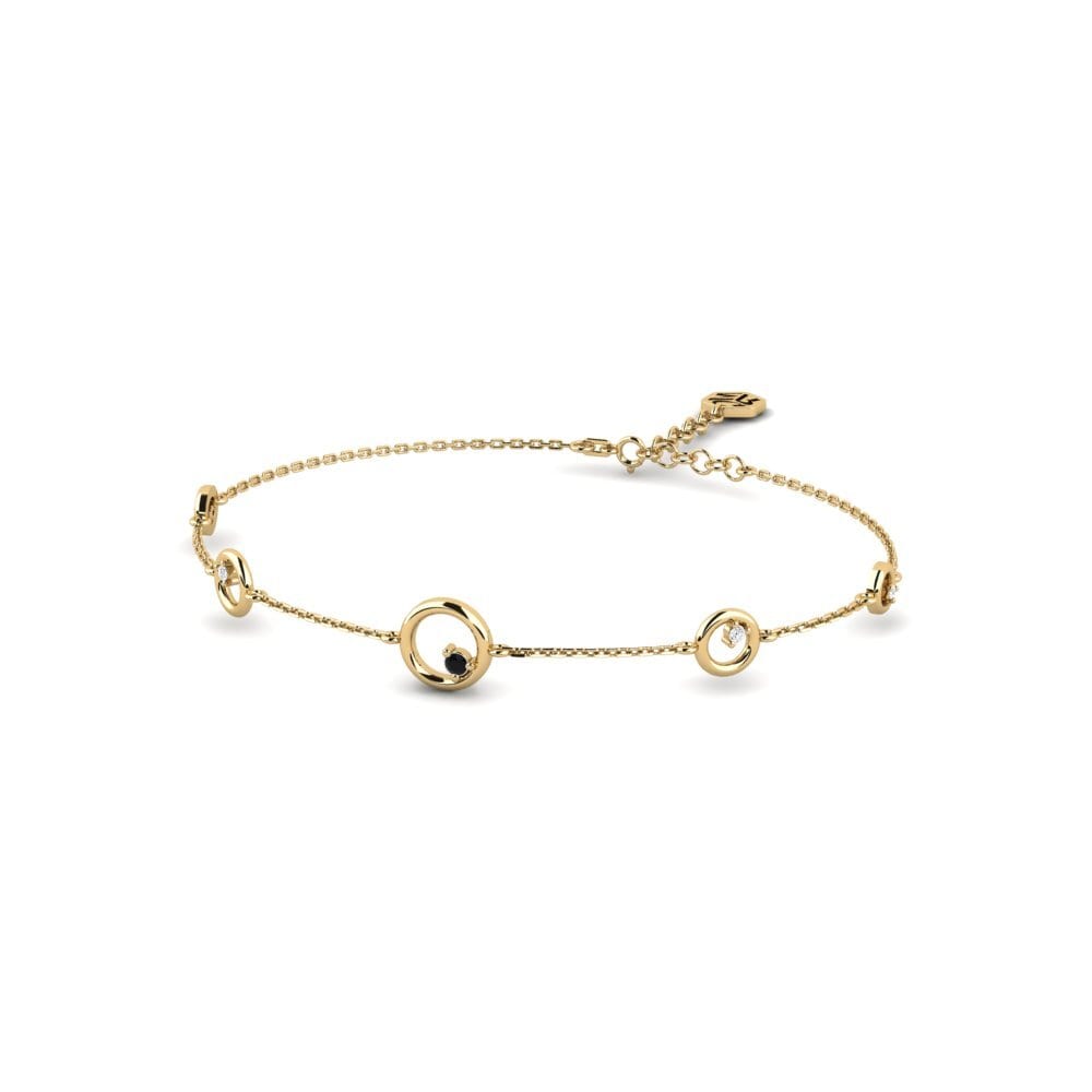 Schwarzer Saphir Damen armband Megacosm