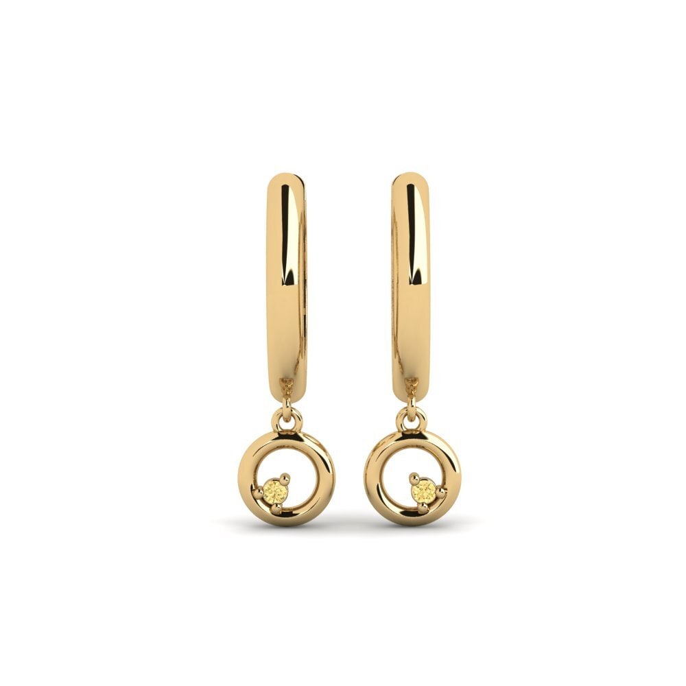 Yellow Diamond Women's Earring Morpg