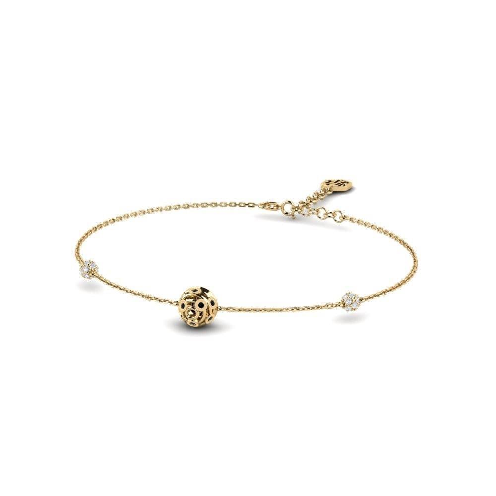 Schwarzer Saphir Damen armband Mowll