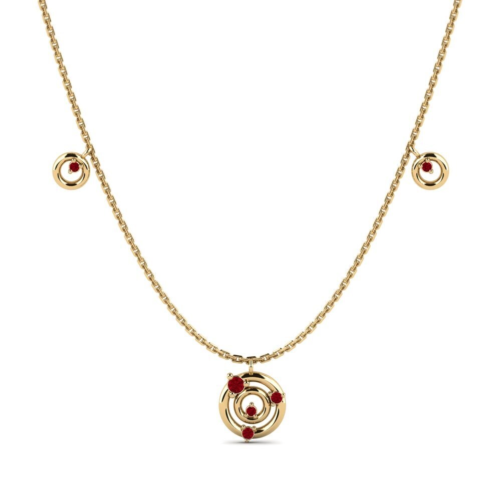 Circonita Roja Collar de Mujer Nanotec