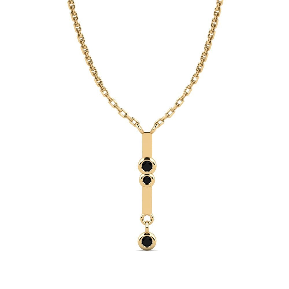 Black Onyx Women's Necklace Piluta