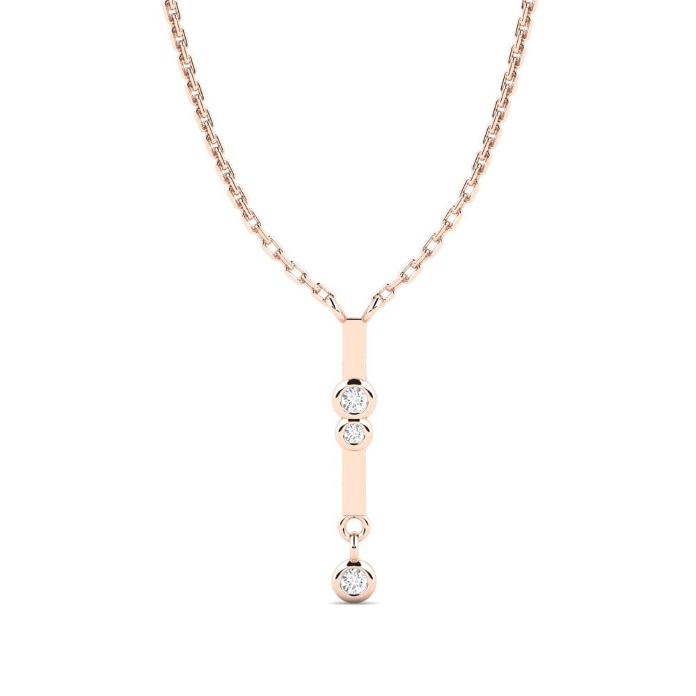 14ct Rose Gold Women's Necklace Piluta