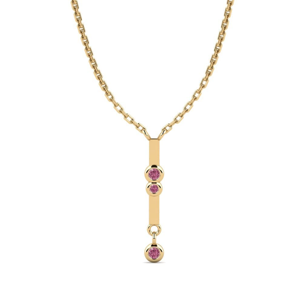 Rhodolite Garnet Women's Necklace Piluta