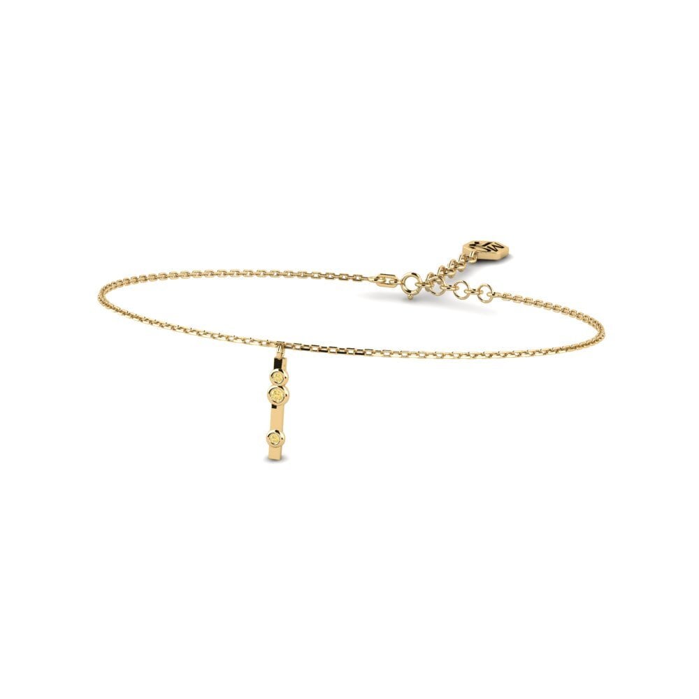 Yellow Diamond Women's Bracelet Poro