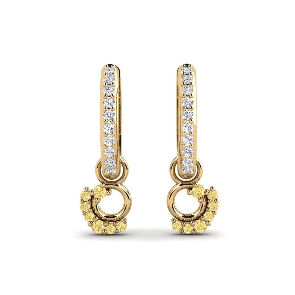Yellow Diamond Women's Earring Reultan