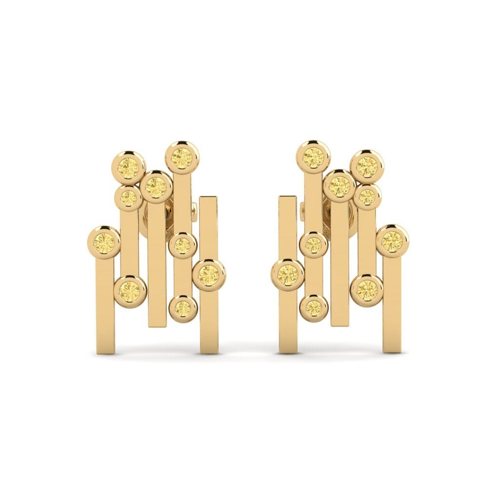 Yellow Diamond Women's Earring Saad