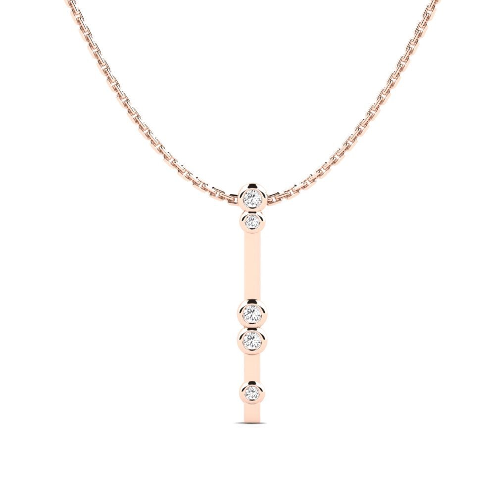 14ct Rose Gold Women's Necklace Semasy