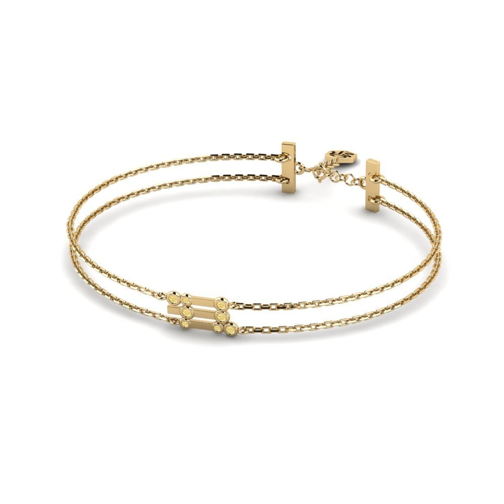 Yellow Diamond Women's Bracelet Semeno