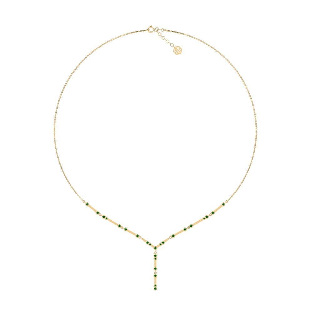 Green Zirconia Women's Necklace Semilla