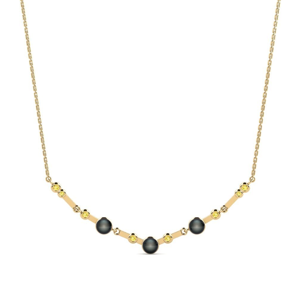 Yellow Sapphire Women's Necklace Sjeme
