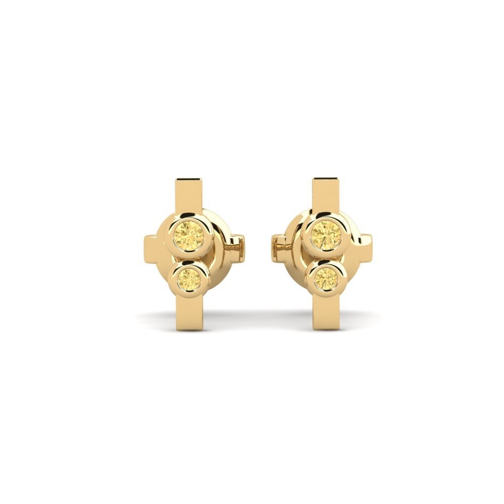 Yellow Diamond Women's Earring Thilmum
