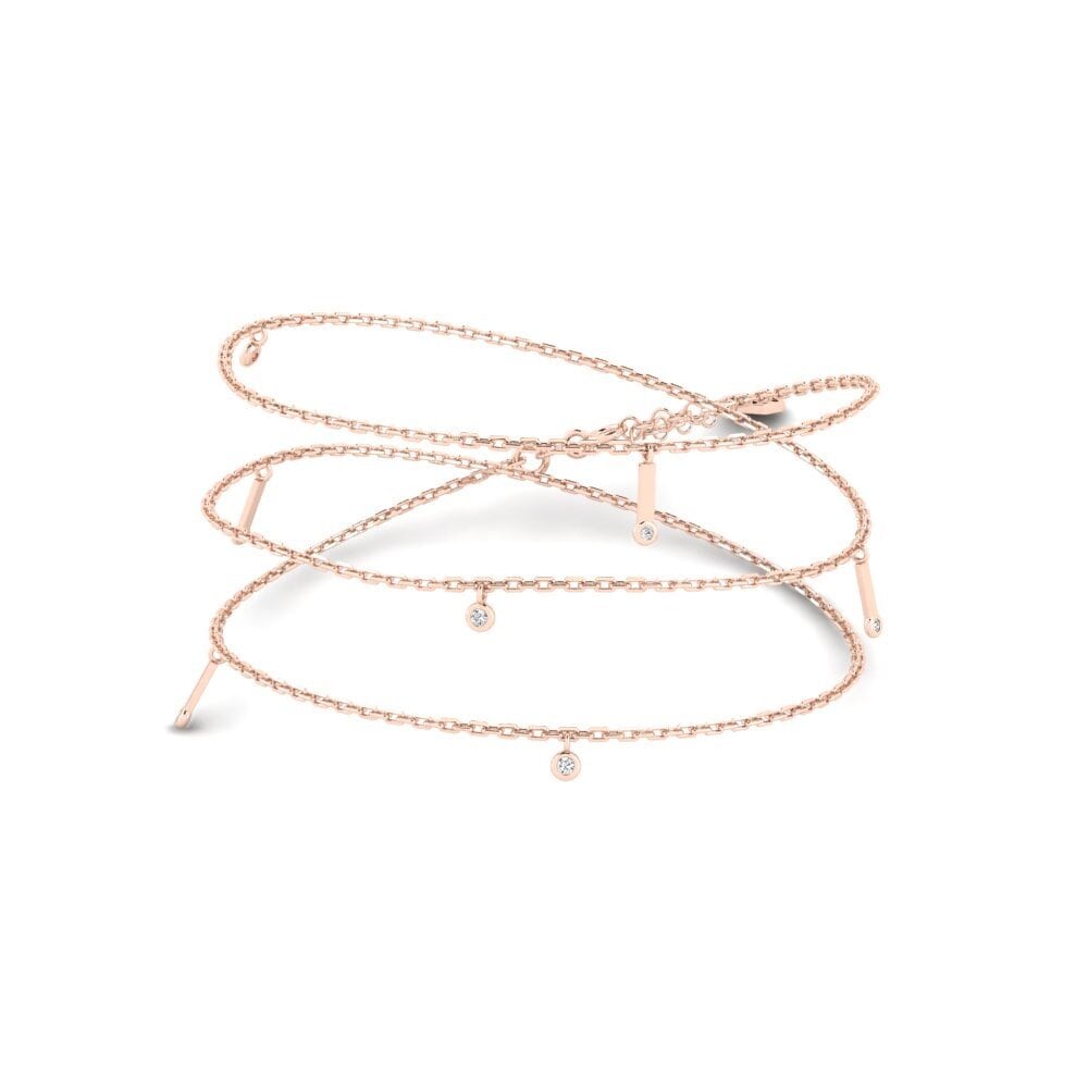 14ct Rose Gold Women's Necklace Topi