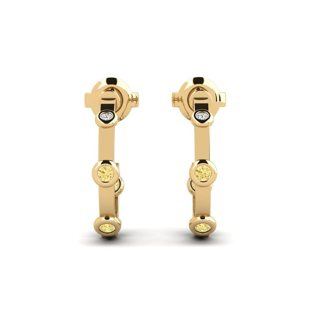 Yellow Diamond Women's Earring Vitai