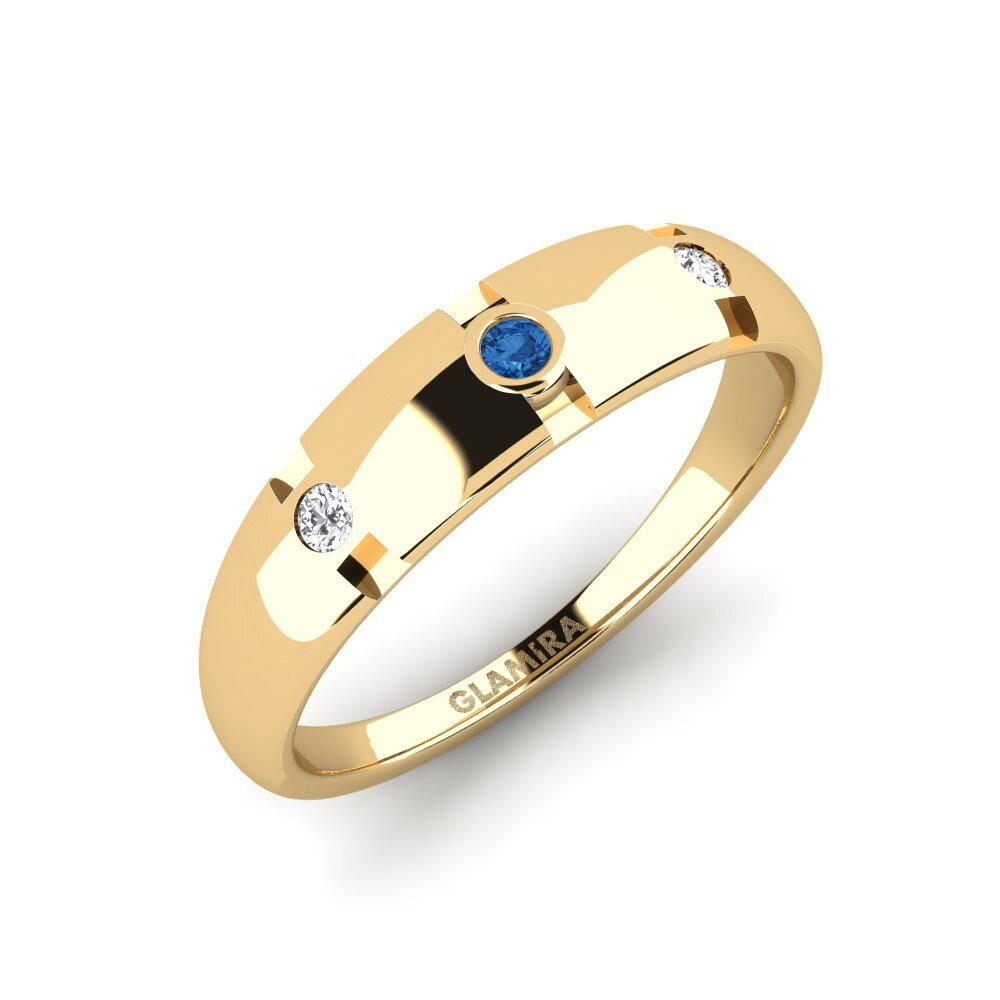 Dark Blue Zirconia Ring Vithulec