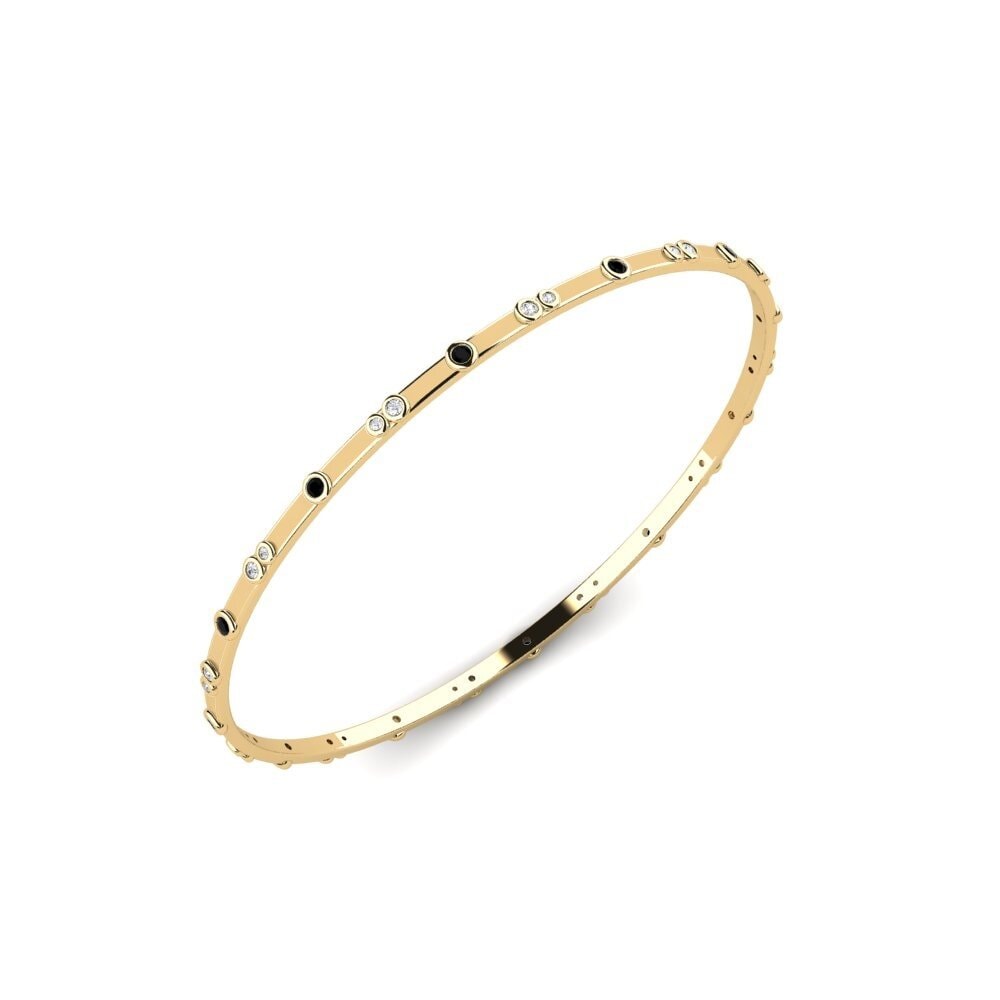 Schwarzer Saphir Damen armreif Wiji