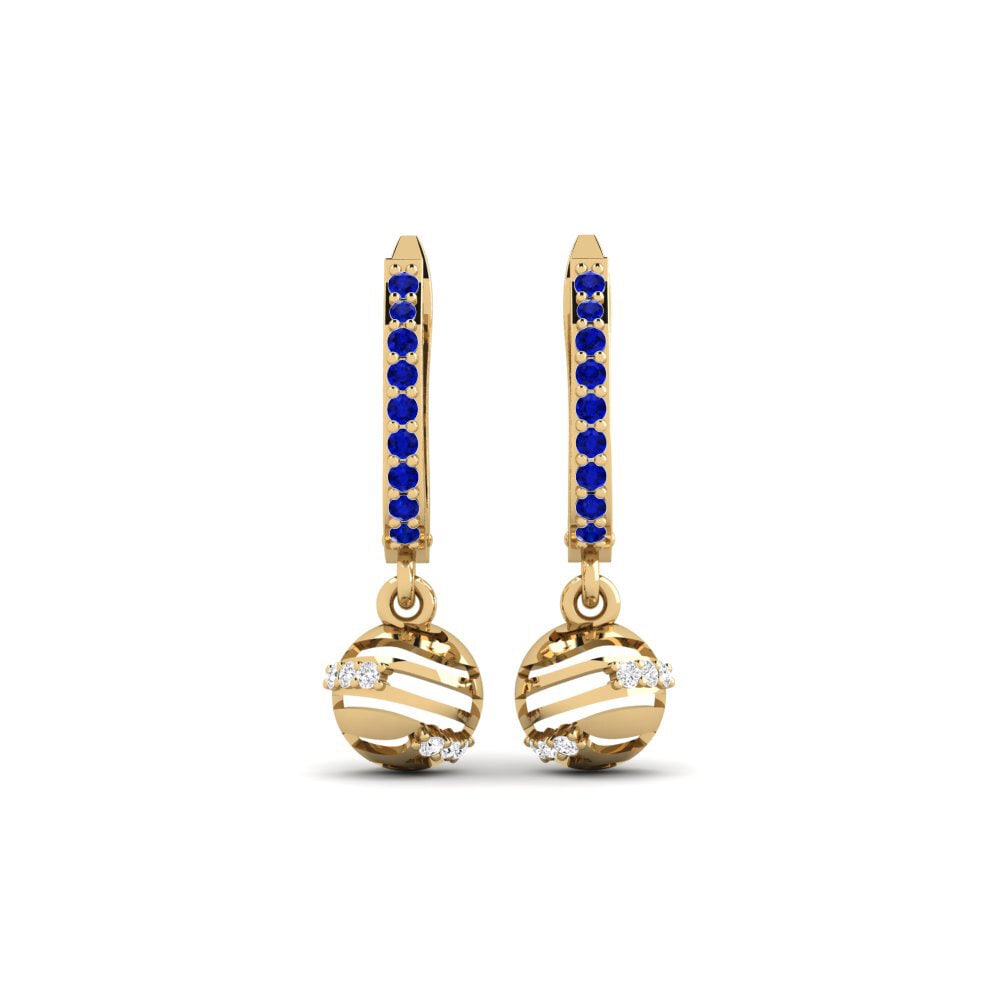 Sapphire Women's Earring Bituen